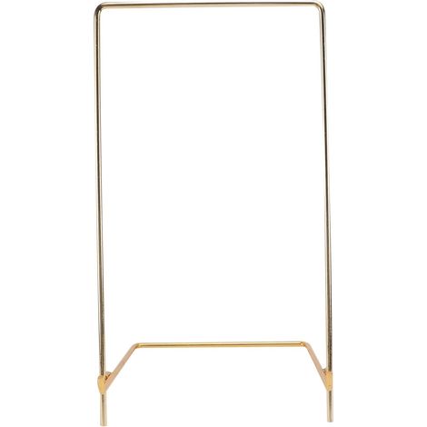 Présentoir pour Cadre Photo en Fer, Base Carrée Dorée 55cm (1/5)