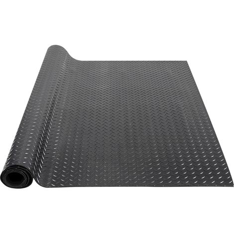 VEVOR Tappeto in Gomma 4625 x 1236 mm Tappetino Rivestimento Pavimento in Gomma SBR, Tappeto Borchiato Spessore 3 mm Tappeto Diamantato a Strappo, Tappeto Antiscivolo per Garage, Magazzini, Palestra (1/5)