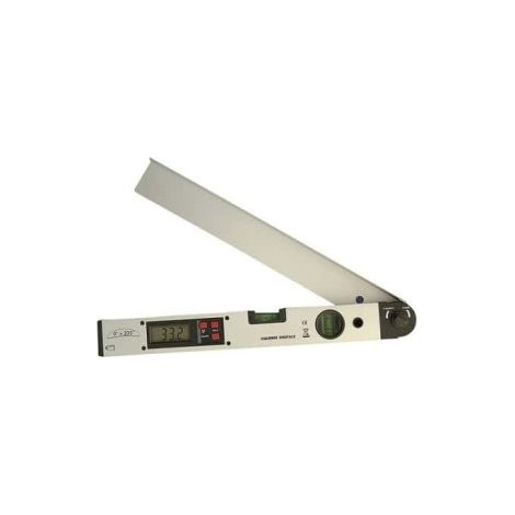 Sauterelle d'angle digitale 225° aluminium Wilmart — 2 fioles, 1/10° (réf. 255005) - 400 mm