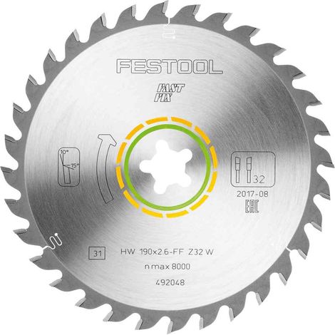 Festool Lama HW 190x2,6 FF W32 WOOD UNIVERSAL - 492048 (1/6)