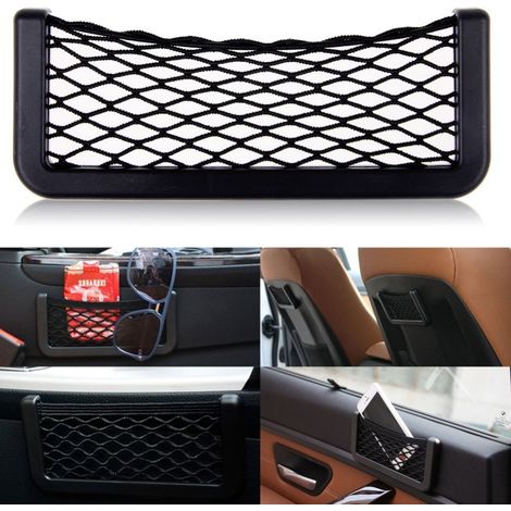 Tasca adesiva per auto protezione cellulare/oggetti (1/5)