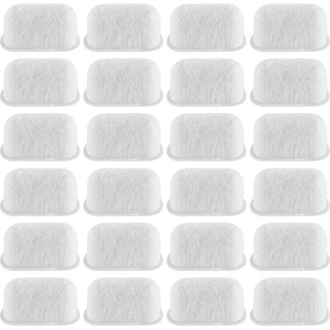 Filtre à Eau au Charbon Actif de Rechange pour Machine à café, 24 pièces, Filtre de Purification d'eau, Sac en Coton, Accessoires pour Machine à café