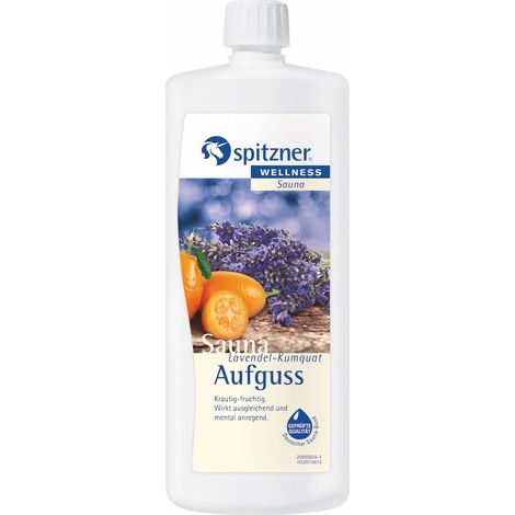 Spitzner Saunaaufguss Lavendel Kumquat 1 Liter Wellness Sauna Aufguss 1000 ml (1/5)