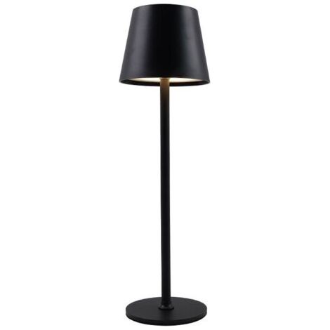Kabellose Schreibtischlampe mit einstellbarer Helligkeit, 3-farbiger Touch-LED, mit USB-C-Anschluss (Schwarz) (1/5)