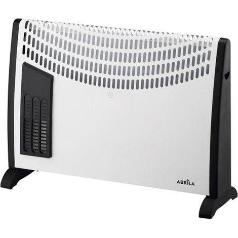 Convector 2000W Blanco 3 Potencias Función Turbo Protección Sobrecalentamiento Asa Termostato 48x68,5x20cm FALLA (1/3)