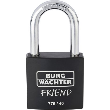 Burg Wächter Vorhängeschloss 775 35 Friend black 40 mm Vorhängeschloss (1/5)