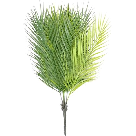 Fougère Artificielle - 50 cm - PVC Extérieur Intérieur - Pour Balcon Jardin Fenêtre - 2 Pièces (1/5)