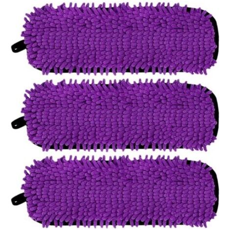 BUNTHAUS Lntyq Lot de 3 tampons de rechange réutilisables compatibles avec Swiffer PowerMop, tampons en microfibre pour balai pulvérisateur Swiffer 15'', tampons PowerMop lavables utilisés pour les pl