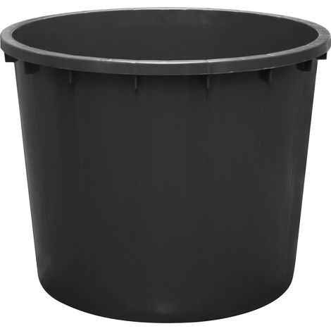 Mastello industriale tondo in plastica 500 litri - Nero - Mobil Plastic