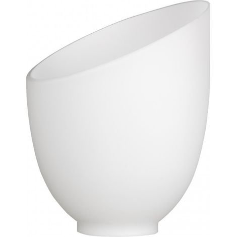 Activejet Pantalla de Lámpara Benita Blanco Vidrio 26 x 12 x 12,5 cm (1/2)