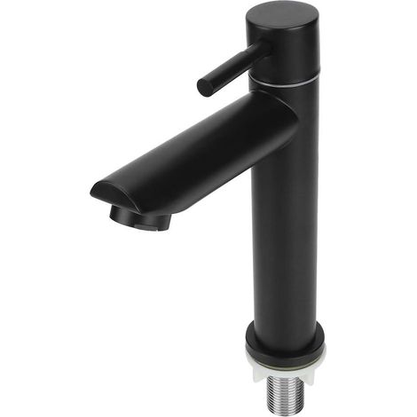 Robinet cascade pour vasque, inox/laiton, pour salle de bain (1/5)