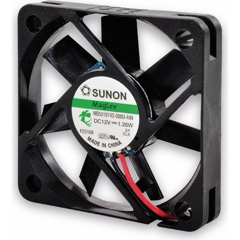 Ventilateur axial SUNON MF50101V11000UA99, 50x50x10 mm, 12 V-