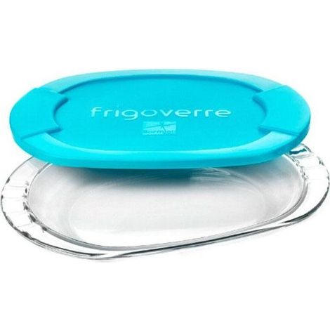 Piatto con coperchio ermetico Frigoverre system bormioli