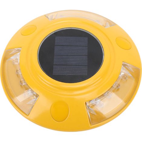 Éclairage Solaire de Balisage Allée Auto-Activation Capteur IP68 Étanche Lumière Rouge pour Chemin Trottoir Marqueur de Route-KZQ (1/5)