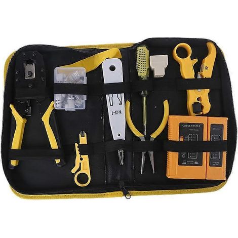 Kit d'outils d'entretien de câbles téléphoniques réseau - Outils universels de réparation de câbles (1/5)
