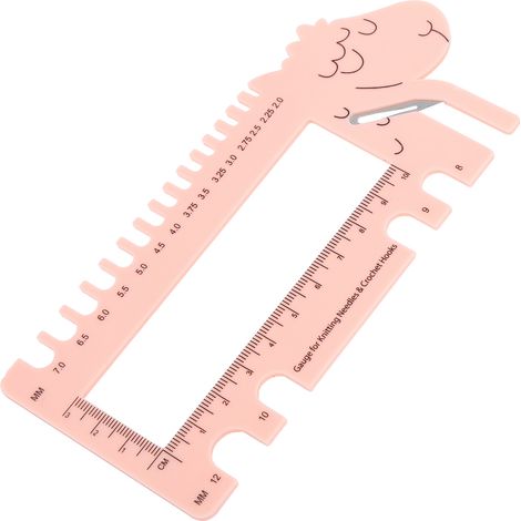 Règle de Mesure en Forme de Mouton pour Crochet et Tricot (1/5)