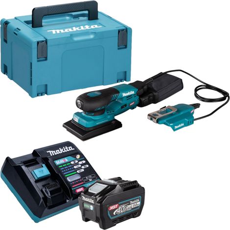 Makita BO 005 CGT101 Levigatrice orbitale a batteria 40 V max. 80 x 130 mm 3,0 mm di corsa Brushless + 1x batteria ricaricabile 5,0 Ah + caricabatterie + Makpac (1/5)