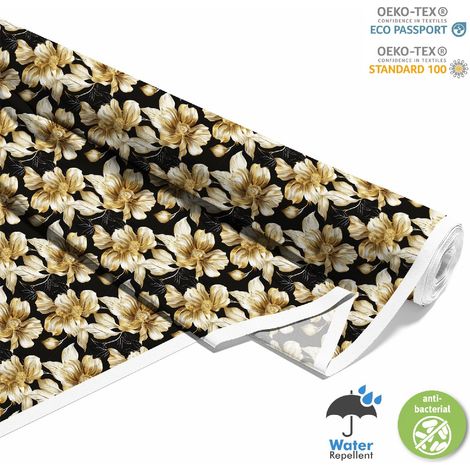 Dekorativer Outdoor-Stoff Oxford - Motiv Blumen I DX5327 (1/5)
