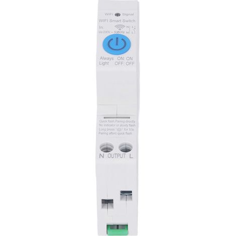 Minuterie Relais WiFi Interrupteur Temporisé Commande à Distance 1P 40A 230V AC pour Électroménagers (1/5)