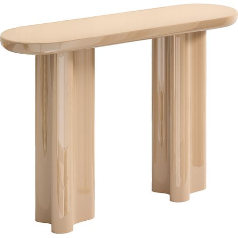 Console en MDF - Beige laqué - LESONA