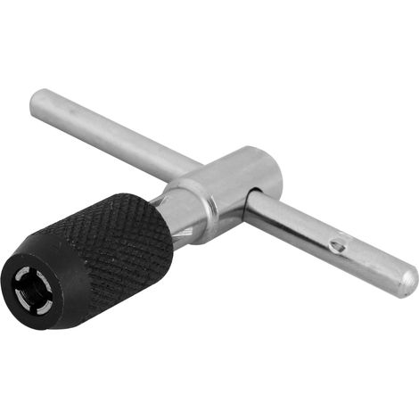 T-Griff-Gewindebohrer-Schraubenschlüssel, Bohrfutter-Typ, Kapazität M3 M6 1/8''-1/4'' Gewindewerkzeug (1/5)