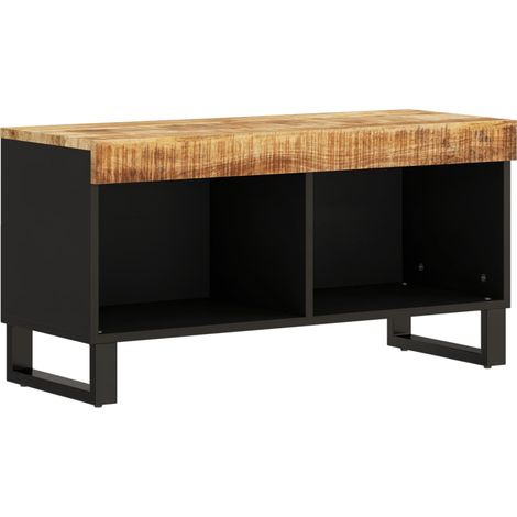 vidaXL Mobile Porta TV 85x33x43,5 cm in Legno Massello di Mango (1/5)