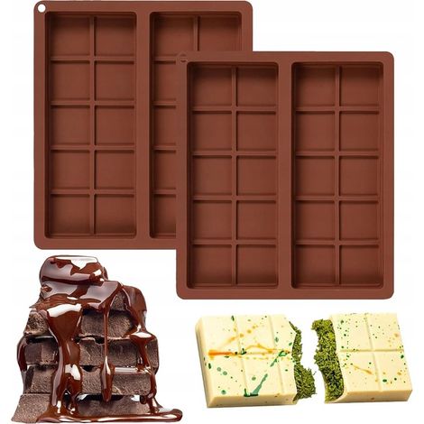 2 moldes de silicona para chocolate Dubai TikTok (1/5)