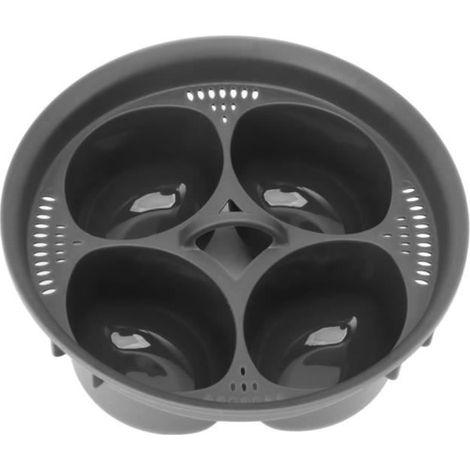 4 Oeufs Moules Vapeur, Oeuf Chaudière Oeuf Moule pour , Réutilisable PP Matériel Oeuf Cuiseur Accessoire Multifonctionnel Panier (1/4)