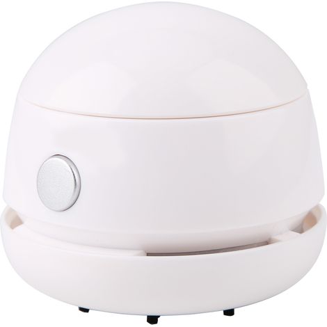 Mini aspirateur de bureau portable rechargeable, machine de nettoyage et de collecte de poussière (blanc) (1/5)