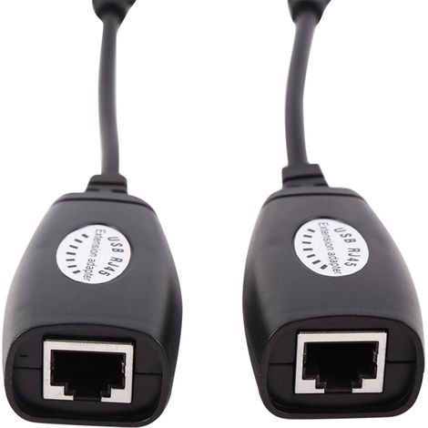 Adaptateur USB 2.0 vers RJ45 pour connexion filaire Ethernet - Compatible Mac OS X (1/5)