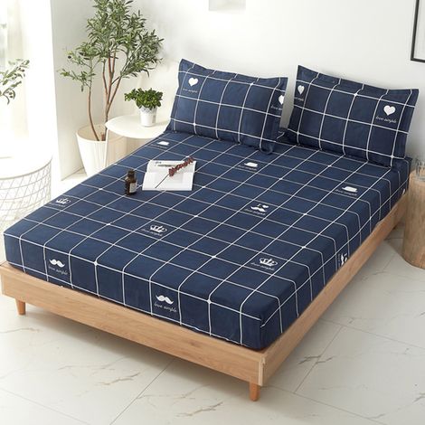 Drap-housse XL - Drap-housse simple à poches profondes - Convient à tous les matelas - Drap doux et infroissable (1/5)