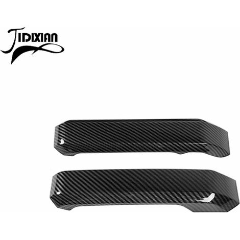 (Noir carbone, lot de 2) Couvre-poignées de porte intérieures en ABS, finition carbone, compatibles avec Ford F150 (2015-2020) - Accessoires intérieurs (1/4)