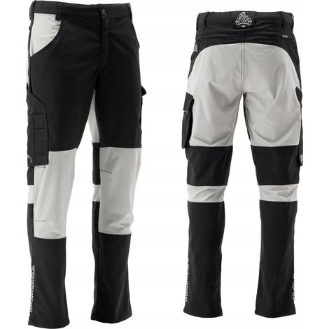 Pantalon de travail SERWAL 4-Way STRETCH noir/gris taille M