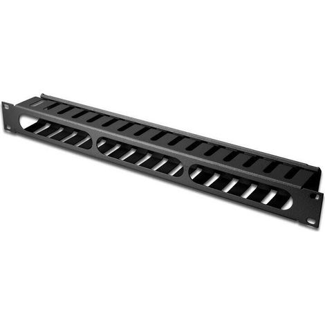 Equip Panel de gestión de cables negro 19 pulgadas 1U (1/2)