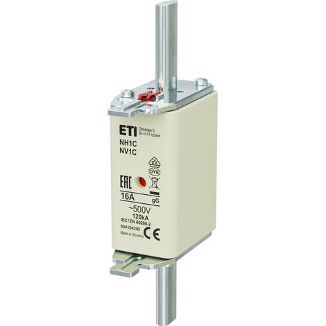 Sicherungseinsatz - NH1C gG 16A/500V - träge
