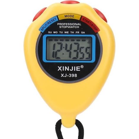 Chronomètre Électronique d’Athlétisme BOYOU - Jaune (1/4)