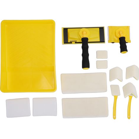 Kit d'outils de coupe-bordure avec poignée rotative à 360 °, peinture des bords à haute efficacité pour les murs, les coins des plafonds (1/5)