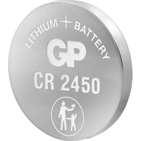 GP Knopfzelle CR2450 3 V 1 St. 600 mAh Lithium GPCR2450STD916C1 (1/5)