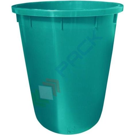 Bidone industriale 200 litri in PEHD - Verde - Mobil Plastic (1/2)
