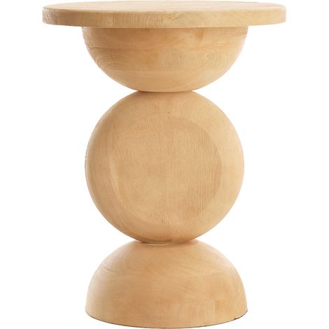 Mesa auxiliar Light & Living MIRTO con aspecto natural de madera (1/4)