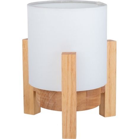 Naeve MADITA Lampe de table cylindrique LED rechargeable à intensité variable de 19 cm, blanche 2955 K, capteur tactile (1/5)