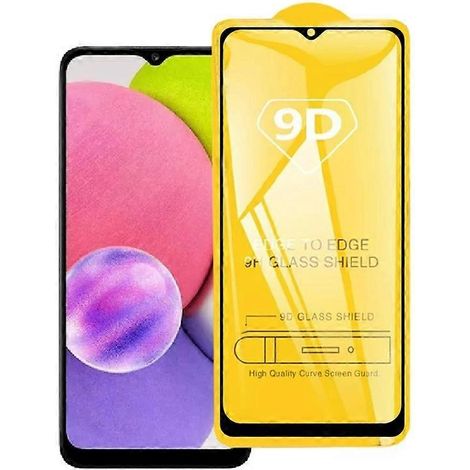 Protection d'écran en verre trempé 9D à colle intégrale pour Samsung Galaxy A03/A03 Core (1/5)