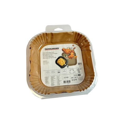 STAMPO CARTA AIRFRYER QUADRATA 16CM 50PZ 6 PZ