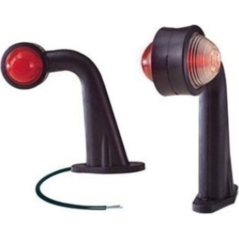 Feu De Gabarit - 90 Degres - Caoutchouc Flexible - Pour Remorque Caravane Utilitaire - 17 5 Cm (1/2)