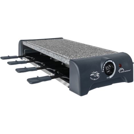 Raclette grill per 8 persone, 1300w + pietra per grigliare - 8751 - Little Balance