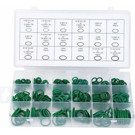 O-Ring, 270 Stück, hochtemperaturbeständige O-Ringe, Buna-N-Gummiring-Sortiment (1/5)