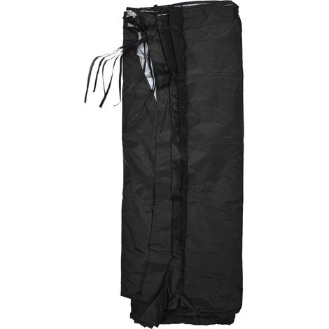 Toile d'ombrage Oxford imperméable pour mobilier d'extérieur, protection UV, idéale pour terrasse et jardin (noir) (1/5)