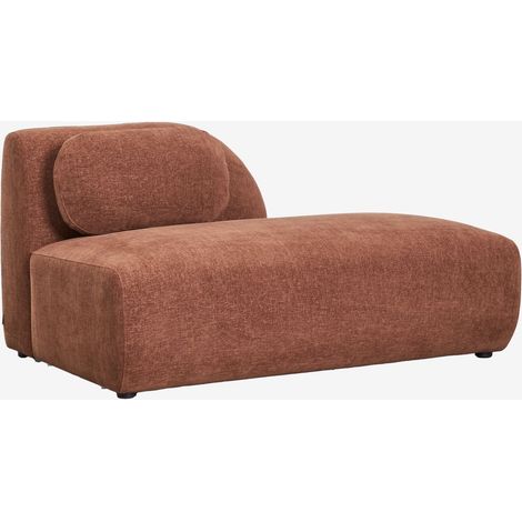 SKLUM Rechtes Recamier-Modul für modulare Couch aus Chenille Coquette                                   