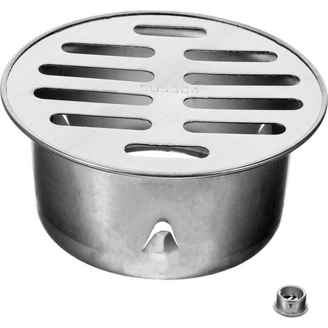 Grille de filtration anti obstruction pour siphon de sol