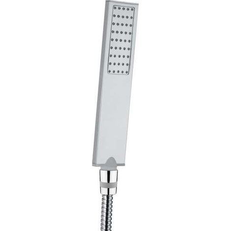 Ensemble encastré avec support orientable, douchette et flexible FLAT-ONE Chromé - BOSSINI C13011C030 (1/3)